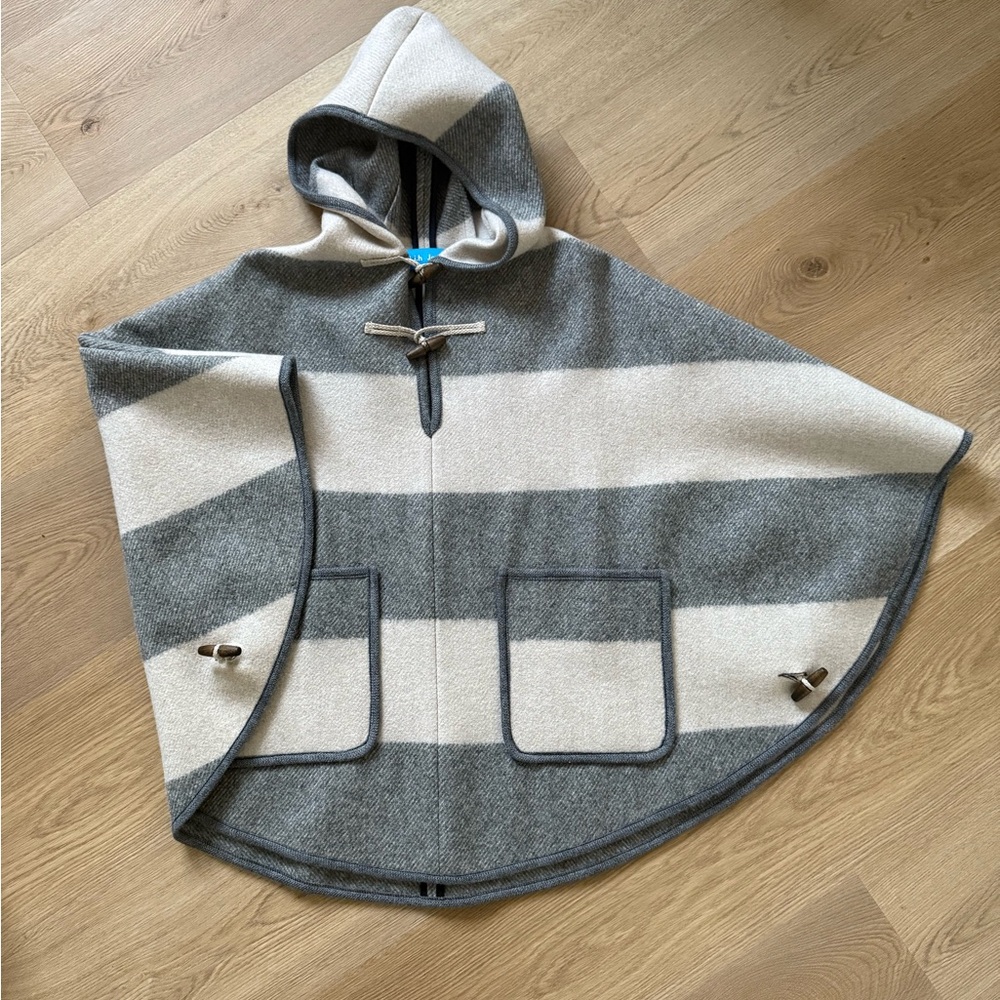 M.i.h Jeans Women’s Hooded Poncho with Toggle Closures